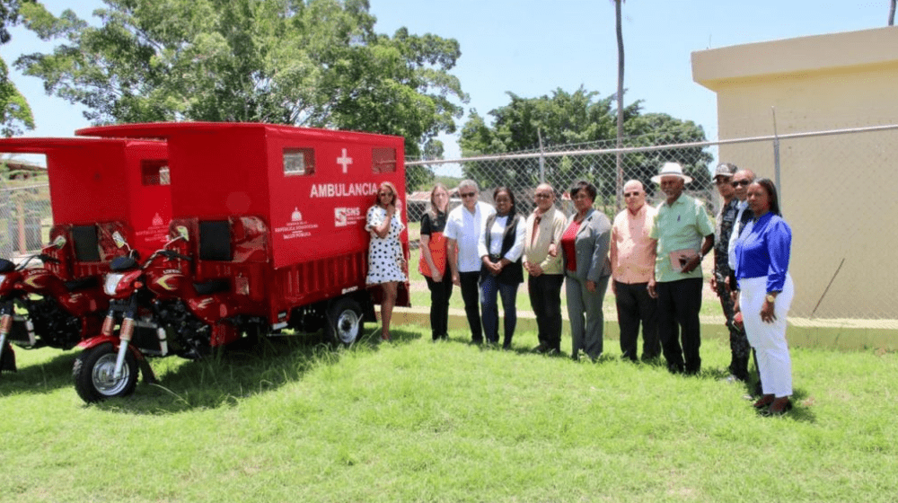 SNS dos motoambulancias y otros equipos que permitirán reducir las muertes maternas y neonatales evitables