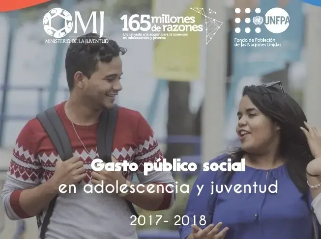 Gasto público social en adolescencia y juventud en la República Dominicana, 2017 - 2018