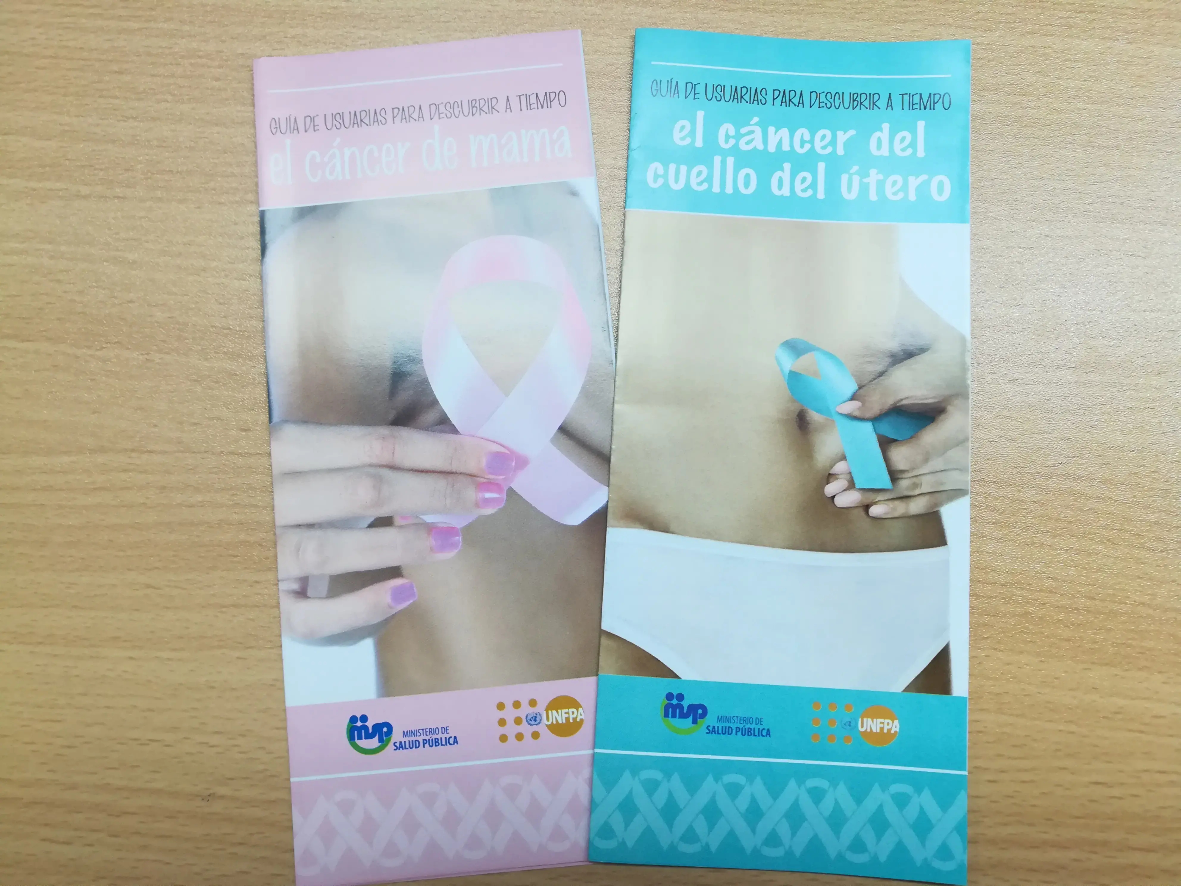 Salud Pública y UNFPA lanzan guías de usuarias para descubrir a tiempo cáncer de mama y de cérvix