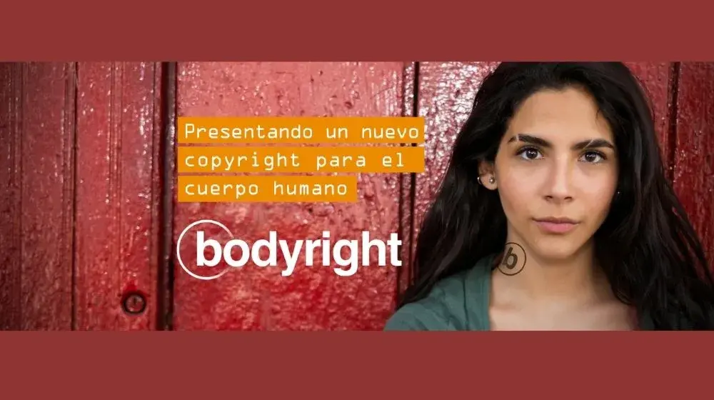 El Fondo de Población de las Naciones Unidas (UNFPA) presenta “bodyright” (derechos del cuerpo), un nuevo símbolo de derechos de autor, para exigir protección frente a la violencia en línea