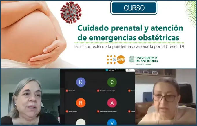 Profesionales de la salud capacitados por el Fondo de Población de las Naciones Unidas (UNFPA) y Universidad de Antioquia sobre cuidado prenatal y atención de emergencias obstétricas en contexto de COVID-19