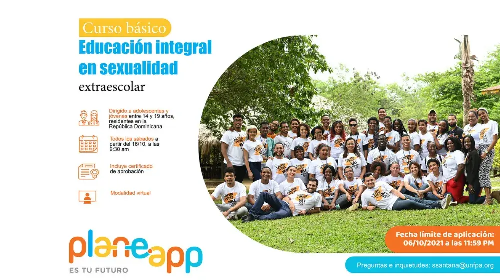 Convocatoria para aplicar al Curso Básico Educación Integral en Sexualidad -Extraescolar 