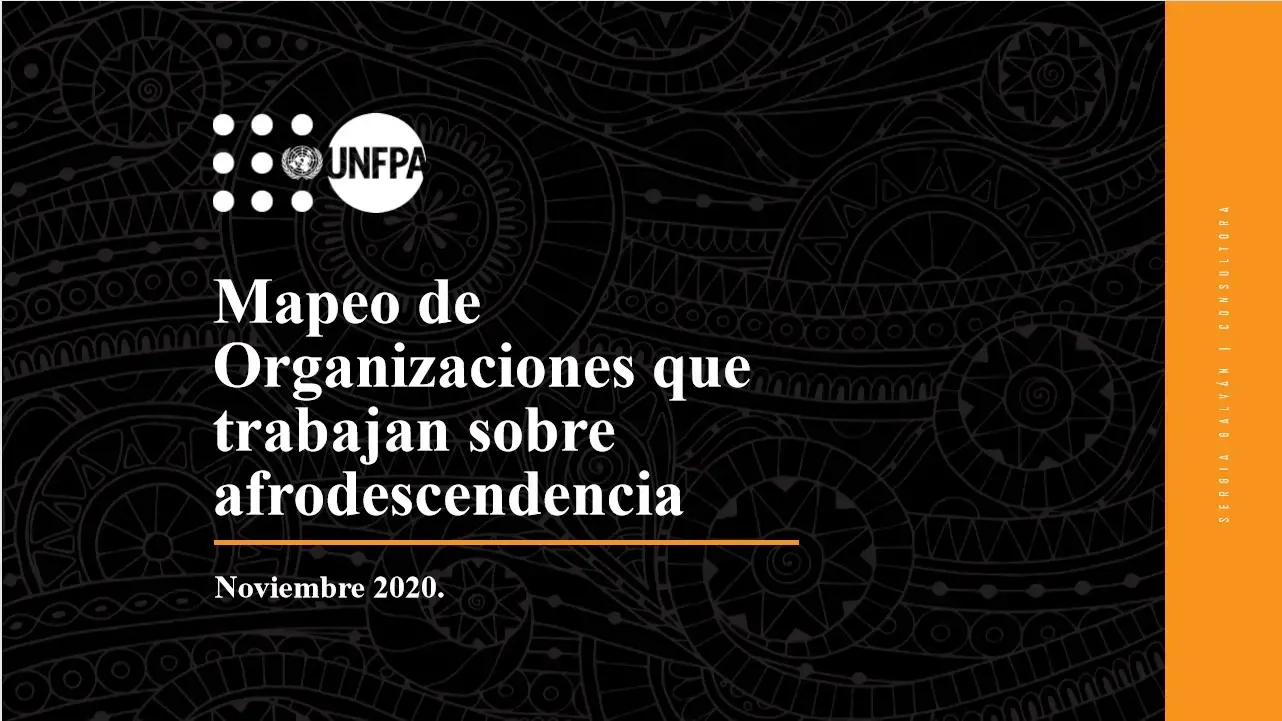 Mapeo de organizaciones que trabajan la afrodescendencia