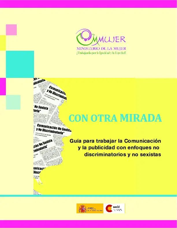 Guía para Trabajar la Comunicación y la Publicidad con Enfoques no Discriminatorios y no Sexistas